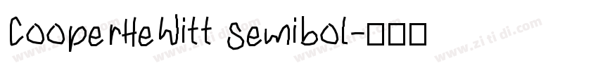CooperHeWitt semibol字体转换